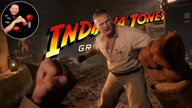 Das ist das Titelbild von dem 16. Let´s Play zu Indiana Jones der Große Kreis