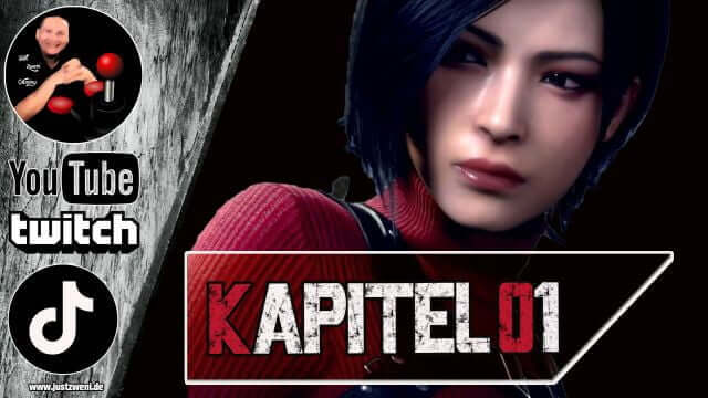 "Ein Blick in die düstere Zukunft von Resident Evil: Seperate Ways Remake. Ada Wong inmitten des Albtraums, umgeben von Schatten und Gefahr."