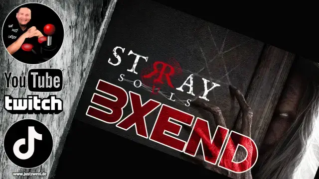 "Detailreiche Collage der drei verschiedenen Enden in Stray Souls, inklusive Schlüsselmomenten und entscheidenden Charakteren, perfekt visualisiert für den Blogartikel."